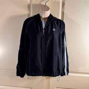 Green Tea Navy Hooded Jacket Medium